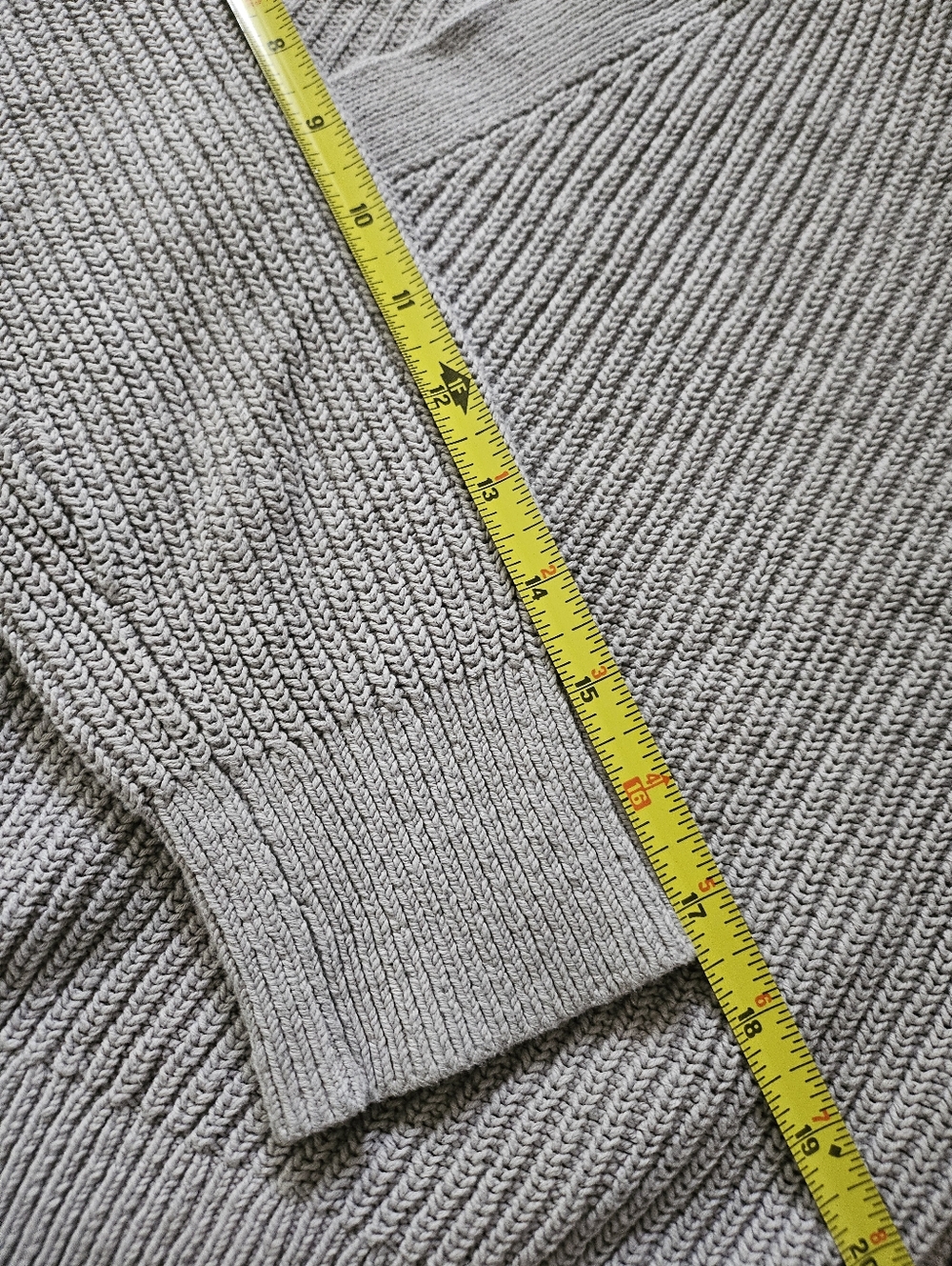Old Navy Cotton and Linen-Blend Shaker-Stitch Cardigan Sweater Womens size Small - Picture 5 of 7